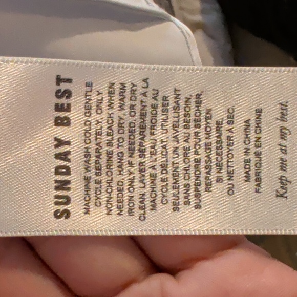 ARITZIA SUNDAY BEST rae slip dress in grey sky - size large - Picture 7 of 9